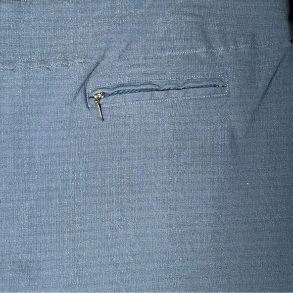 Avenue Women’s 22 Blue Dress Pants Pull On Stretch Comfort Waist Office Career - Picture 2 of 5